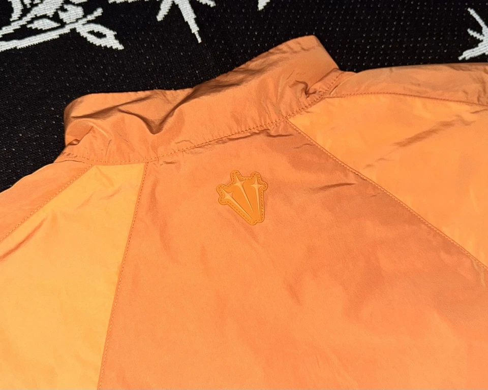 NIKE NOCTA NORTHSTAR NYLON TRACK JACKET ORANGE HOT CURRY (SZ L) FN7666-808 - Image 4 of 4