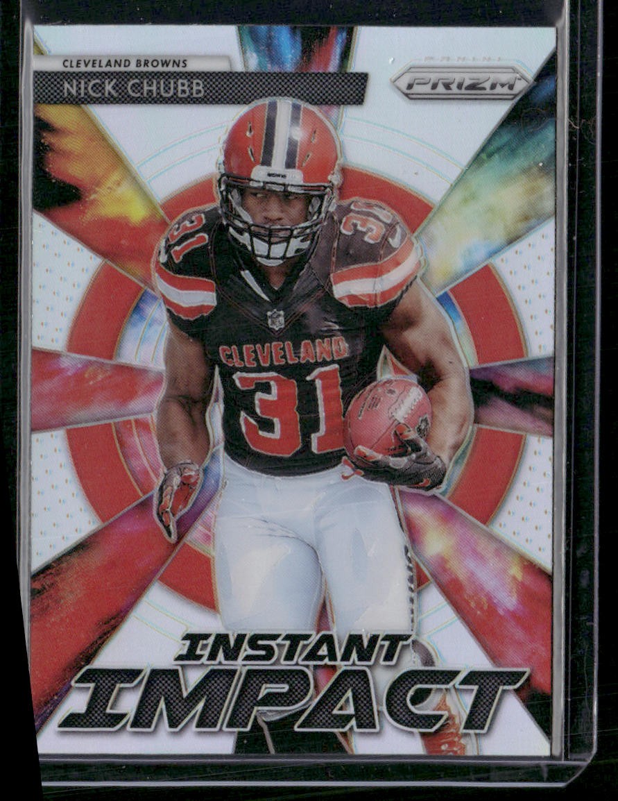 2018 Panini Prizm #II-13 Nick Chubb Instant Impact Prizm