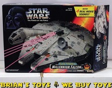 Star Wars POTF2 Power Of The Force Electronic Millennium Falcon Vehicle NR