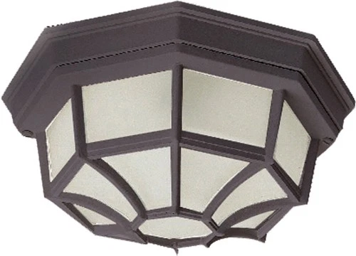 Maxim Lighting 1020RP Crown Hill 2-Light 4.5" Outdoor Ceiling Mount in Rust - Picture 2 of 2