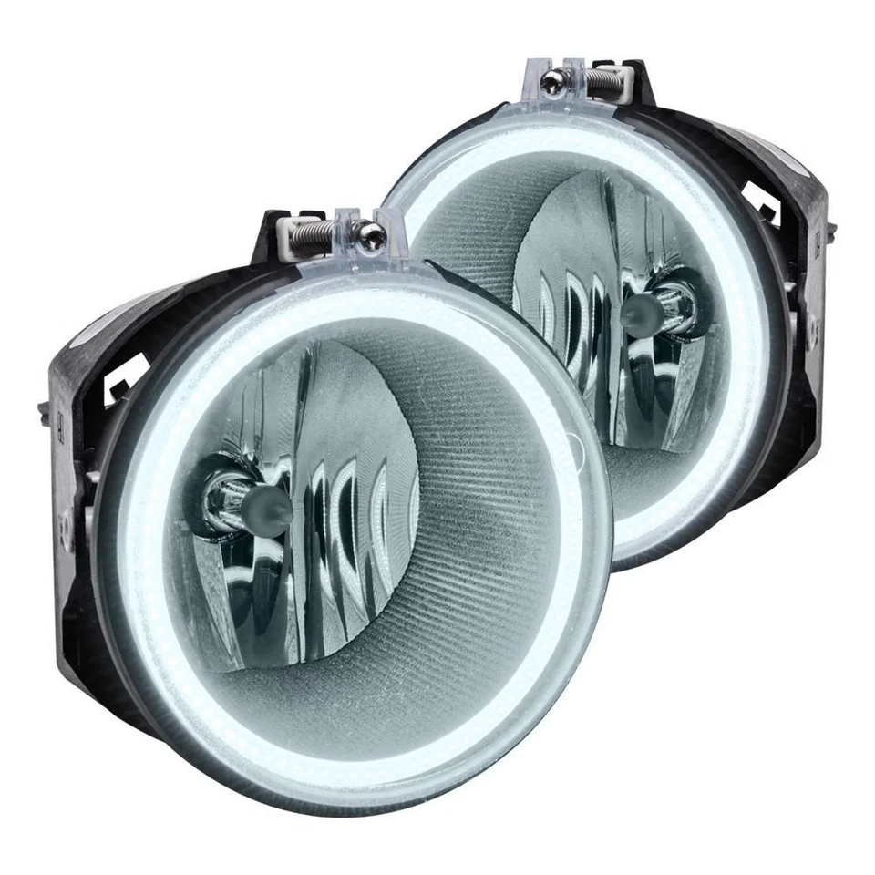 LED Fog Lights Halo Ring Lights White For 2006-2010 Jeep Commander Foto 2 de 4