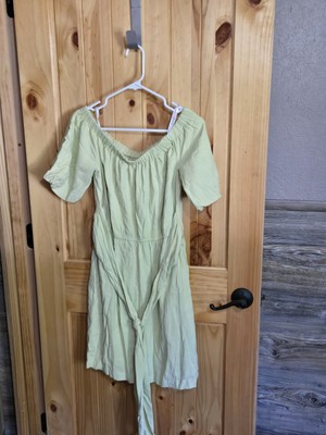 NWT Guess Eco Faith Off The Shoulder Mini Dress Size M 