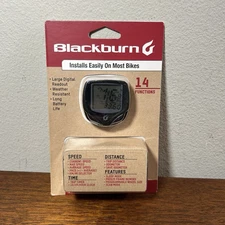 Blackburn Wireless Cycling Computer Speedometer Odometer Clock 14 functions NEW