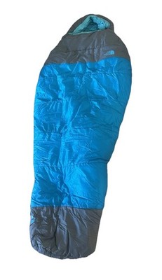 THE NORTH FACE Cats Meow 20F/-7C Sleeping Bag, Banff Blue/Tin Grey, Reg-RH USED