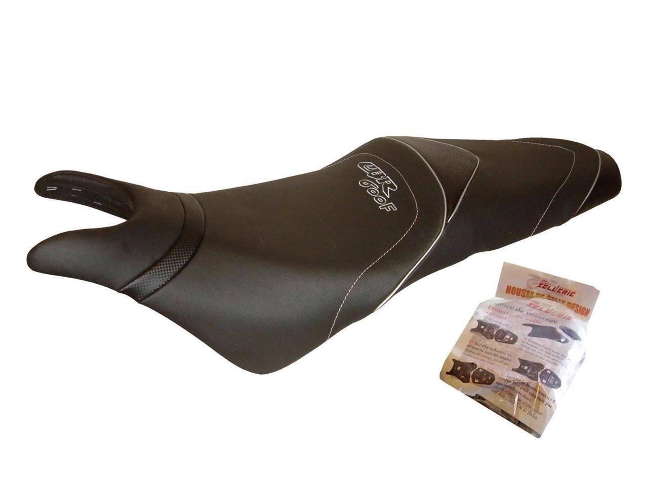 Housse de siège Honda CBR 600F 2011-2013 Top Sellerie France sur mesure HSD3489 Noir