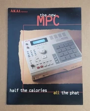 VINTAGE Akai MPC2000 MIDI Production Center OriginalFactory Brochure Local PU LA