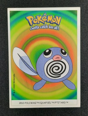 Pokemon Karte: Ptitard Nintendo 2000 Dunkin Boomer #60 Guter Zustand  