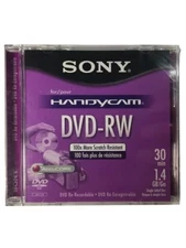 Sony DVD-RW Mini Recordable disc 1.4GB 30 Min
