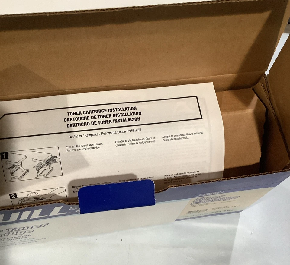 Quill Laser Toner Cartridge  Replaces Canon Copier Toner 7833A001AA D320/D340 - Image 2 of 2