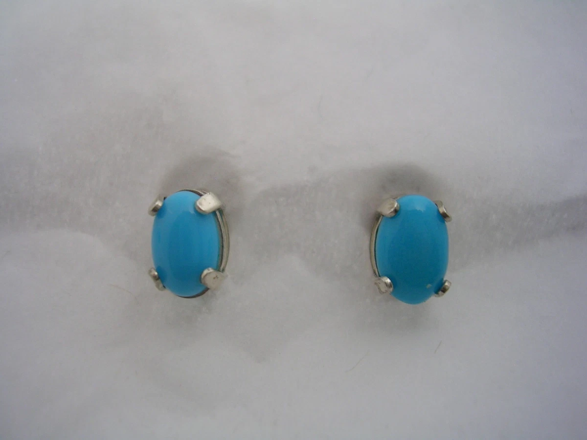 Turquoise 2024 cabochon earrings