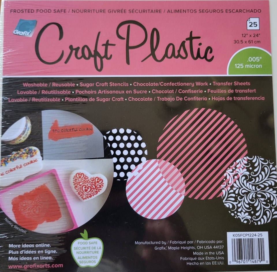 Grafix Craft Plastic Sheets - 12x12 Inch Clear .007 Thick, 4-Pack For Scrapbooking & DIY Projects - View #4