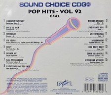 SC8542 POP HITS  NEW IN PLASTIC SOUND CHOICE KARAOKE LOT EB
