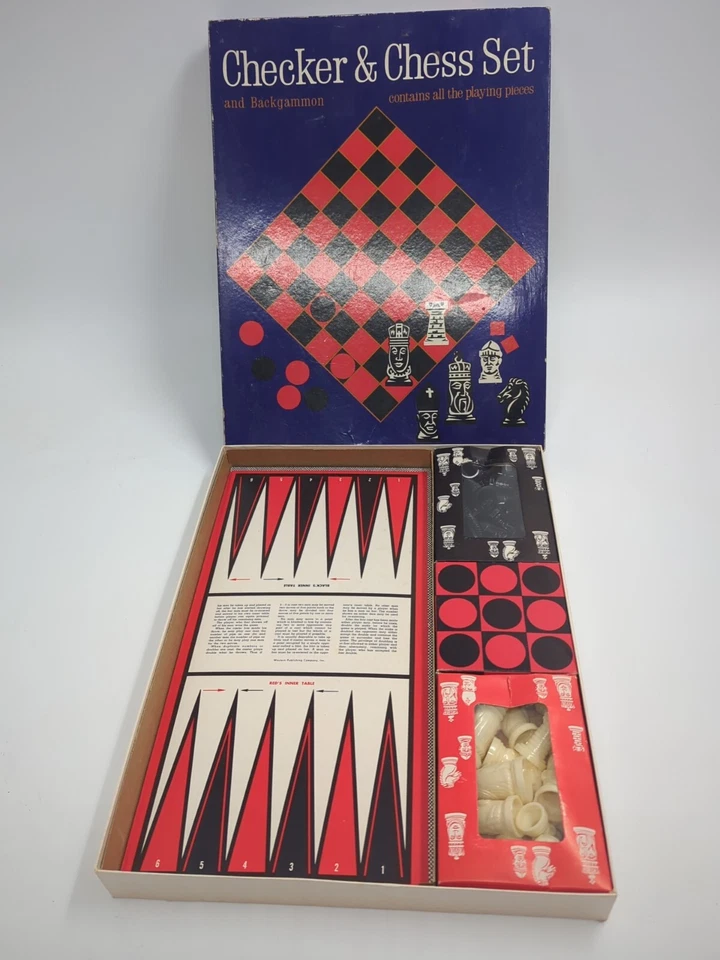 Whitman Checker and Chess Set Hong King Made - Image 2 of 4