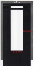 Porta pellicola per scanner Imacon Flextight, 60x60x3 codice ID, scansione 57,6x184 mm