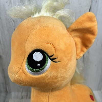 My Little Pony TY Sparkle Apple Jack 16” Plush - Orange Horse Pony My Little Pony TY Sparkle Apple Jack 16” Plush - Orange Horse Pony