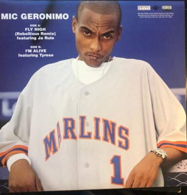Mic Geronimo - Fly High (Rebellious Remix) / I m Alive / VG+ / 12''''