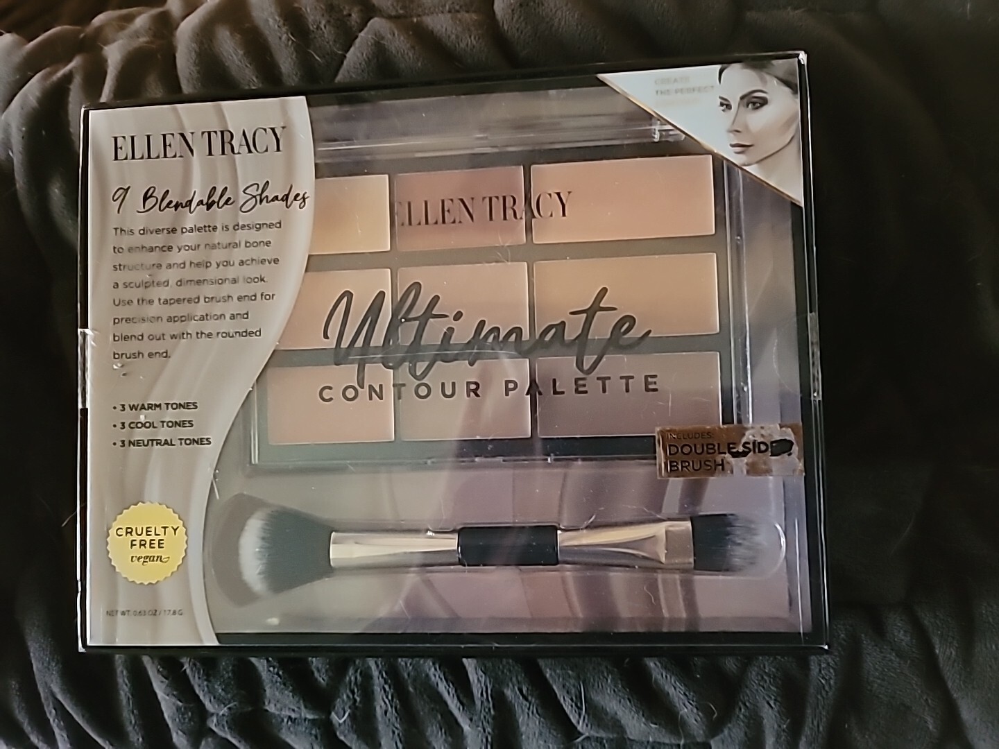 Ellen Tracy Ultimate Contour Palette With Double Ended Application