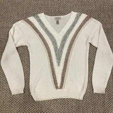 Vtg. Ann Wi Angora Blend Sweater Medium