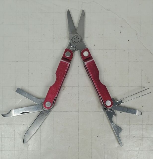 Leatherman Micra Multi-Tool Knife Scissors Red OI7374