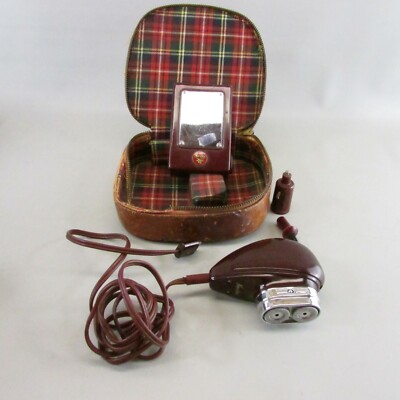 RARE VTG Norelco ''Sportsman'' DC Battery Operated Men's Electric Razor WORKS