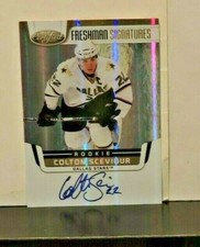 2011-12 Certifed Freshman Signatures Hockey card #201 Colton Sceviour 22/25