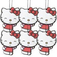 Hello Kitty Auto Air Fresheners: PlastiColor Wiggle Hanging Air Freshener 6 Pack