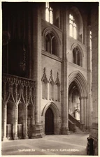 Interior of Ripon Cathedral, Ripon, England Postcard
