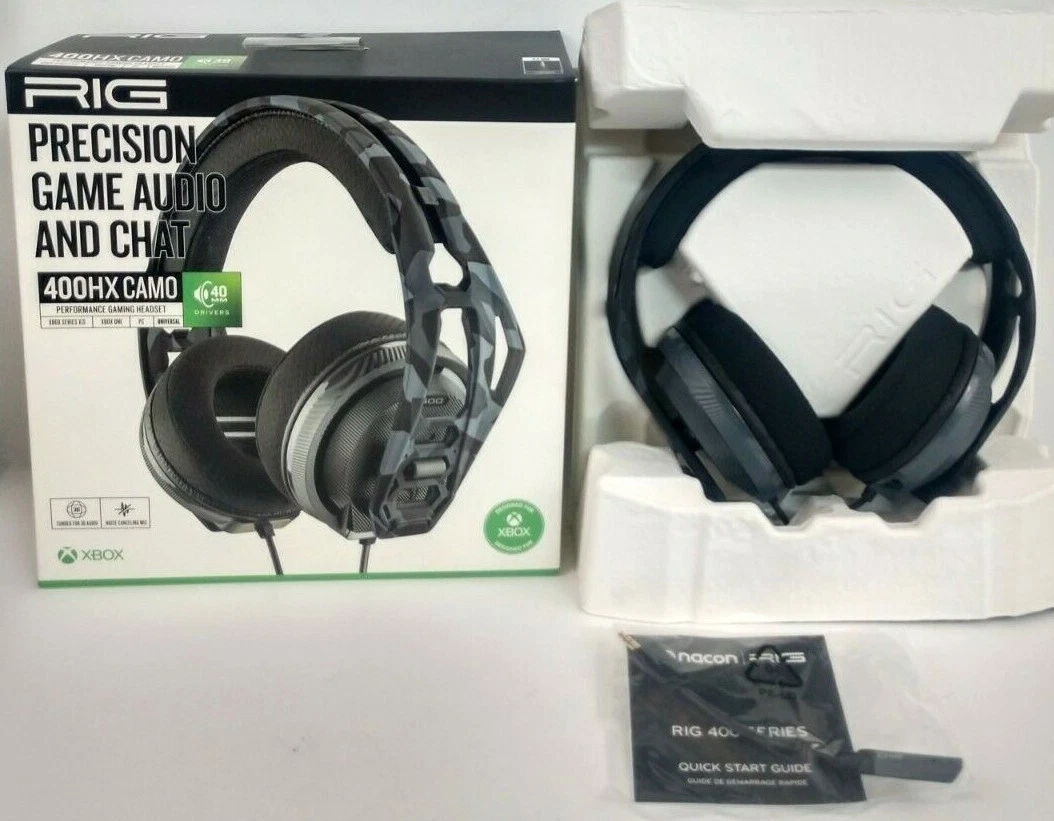 Nacon Headset Xbox Urban Camo 400HX Gaming One ~ eBay ~ RIG PC X/S | Performance