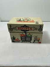 Stylecraft Metal Recipes File Box No 805 L.Gordon & Son Baltimore MD 3-1/2"