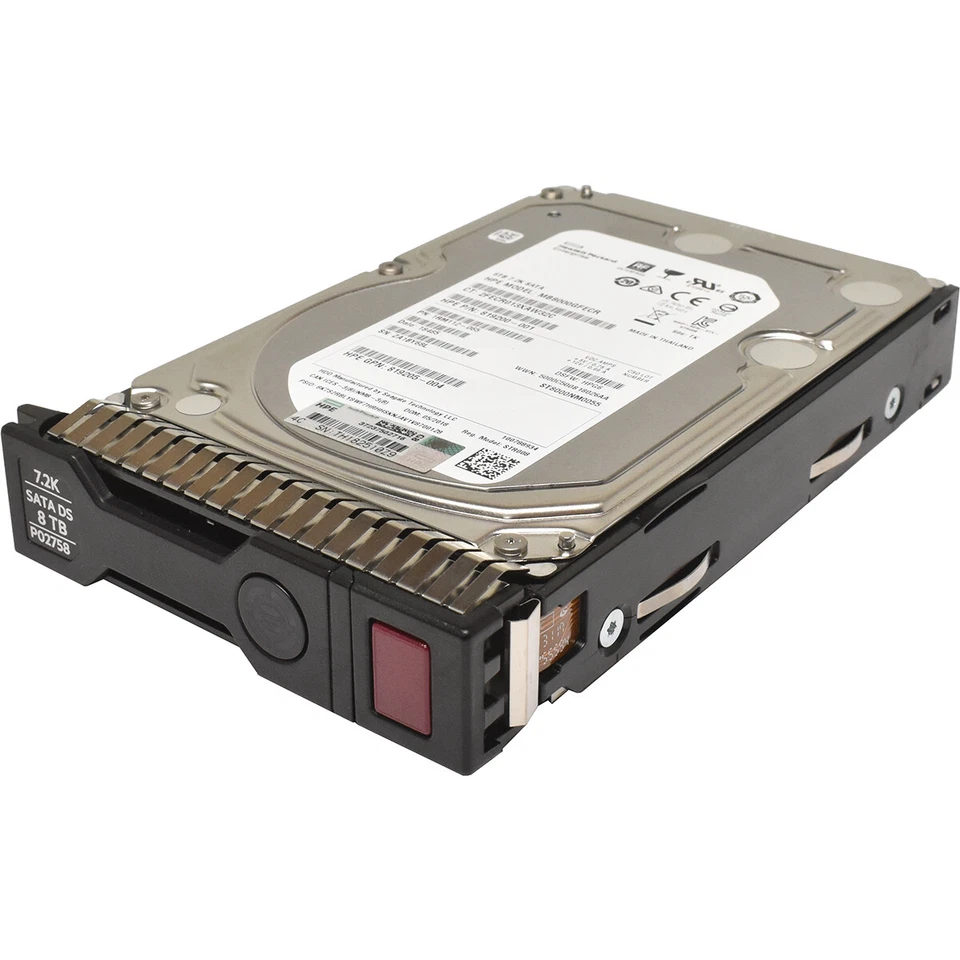 HP 8TB 3.5" 6G 7.2K SATA DS HDD P02758-001 819205-004 für G8-G10 Servers