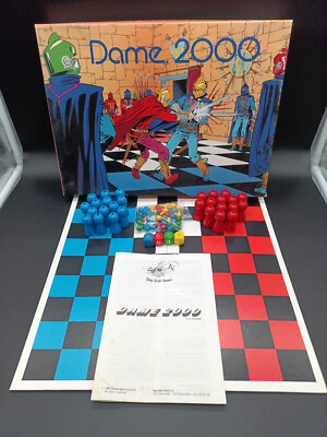 Dame 2000 Flying Turtle Games 1987 80er retro vtg geprüft komplett selten rar