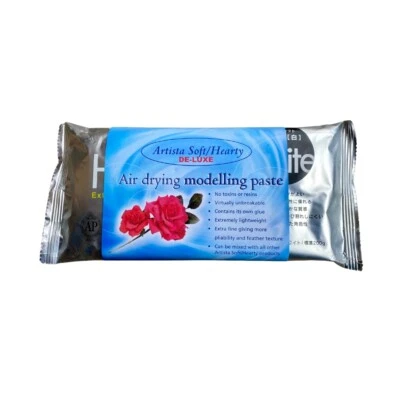 HEARTY DE-LUXE Artista Soft, Hearty Soft Air Drying Clay White 180g New