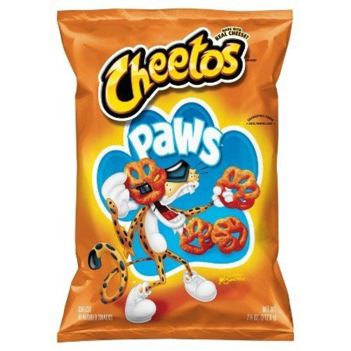 Cheetos Cheese Puffs PAWS 7.75 oz (2 Bags) Chester Cheetah Made with