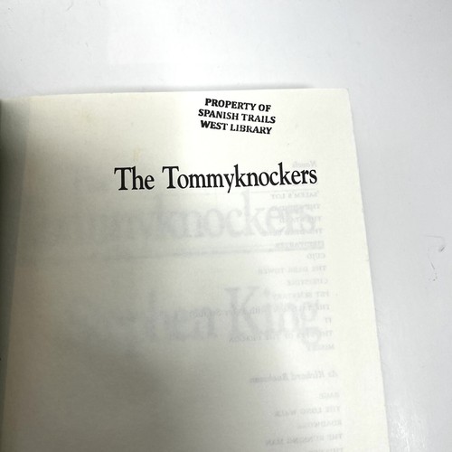 The Tommyknockers by Stephen King 1st Edition, 1st Print, Hardcover, 1987 Horror - Picture 5 of 6