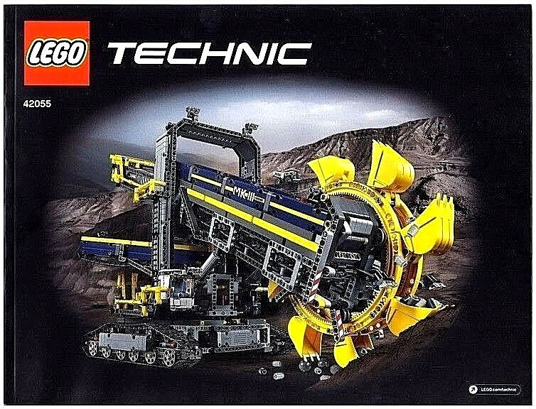 ⭐INSTRUCTIONS ONLY⭐ LEGO Technic BUCKET WHEEL EXCAVATOR # 42055 MANUAL ONLY NEW