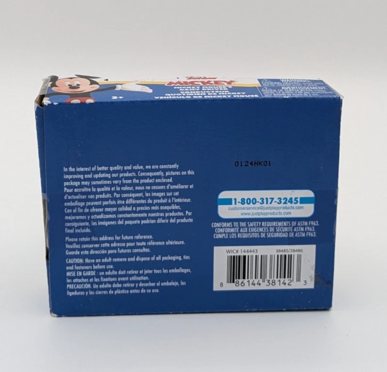 Just Play Disney Junior Mickey Mouse’s Daily Driver carro e boneco conjunto de brinquedos idade 3+ - Imagem 3 de 3