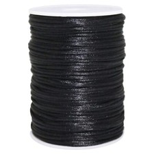 2mm x 100 Yards Premium Quality Rattail Nylon Satin Cord Roll Kumihimo Rattai...