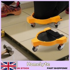 Rolling Knee Pads,Flexible Sliding Knee Pads with Adjustable Straps and 3 Wheels
