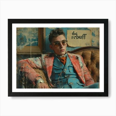The Rebuff: Ornate Illusion in Cont gerahmtes Wandbild Poster Leinwanddruck Bild