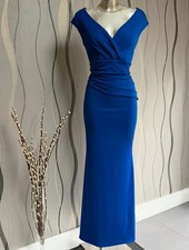 Of Shoulder Long Evening  Dress - size 14 Stretchy Fabric