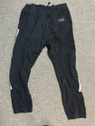 Men's DIESEL loungewear Joggers Black Cotton Blend Elasticated Waist Sz Small