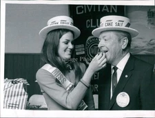 1970 Michele Blane Art Claxton Fruit Cake Program Civitan Photo 6X8