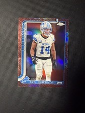 2025 Topps Chrome Football Pigskin Refractor Amon Ra St. Brown #98