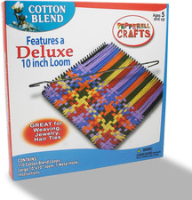 Potholder Weaving Loom Kit 10" X 10" Plastic Loom Premium