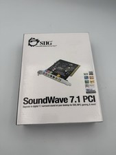 SIIG Sound Card SoundWave Digital Surround 7.1 PCI NEW Open Box