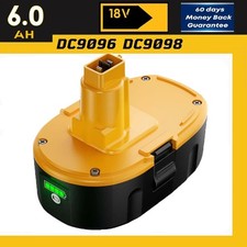 DC9096-2 DC9096 For DeWalt DC9098 18V XRP Battery DC825 DC759 DC970 Drill 6.0AH