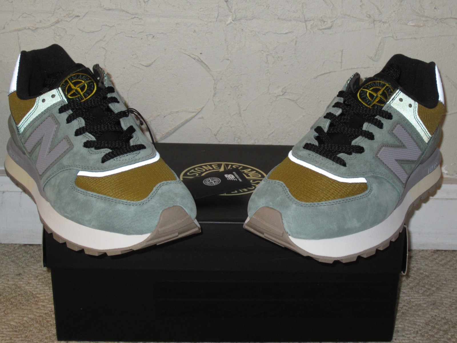 Stone Island x New Balance 574 Legacy U574LGTN Light Green Men's Size 10 NEW! thumbnail 10