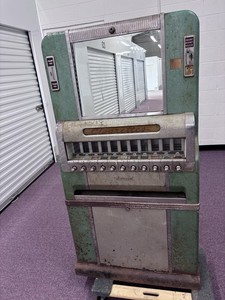 Vintage 1930s-40s, National Vendors 11 Column Cigarette Vending Machine Art Deco