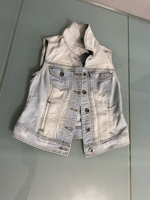 Denim Vest For Girls size 7-8Y
