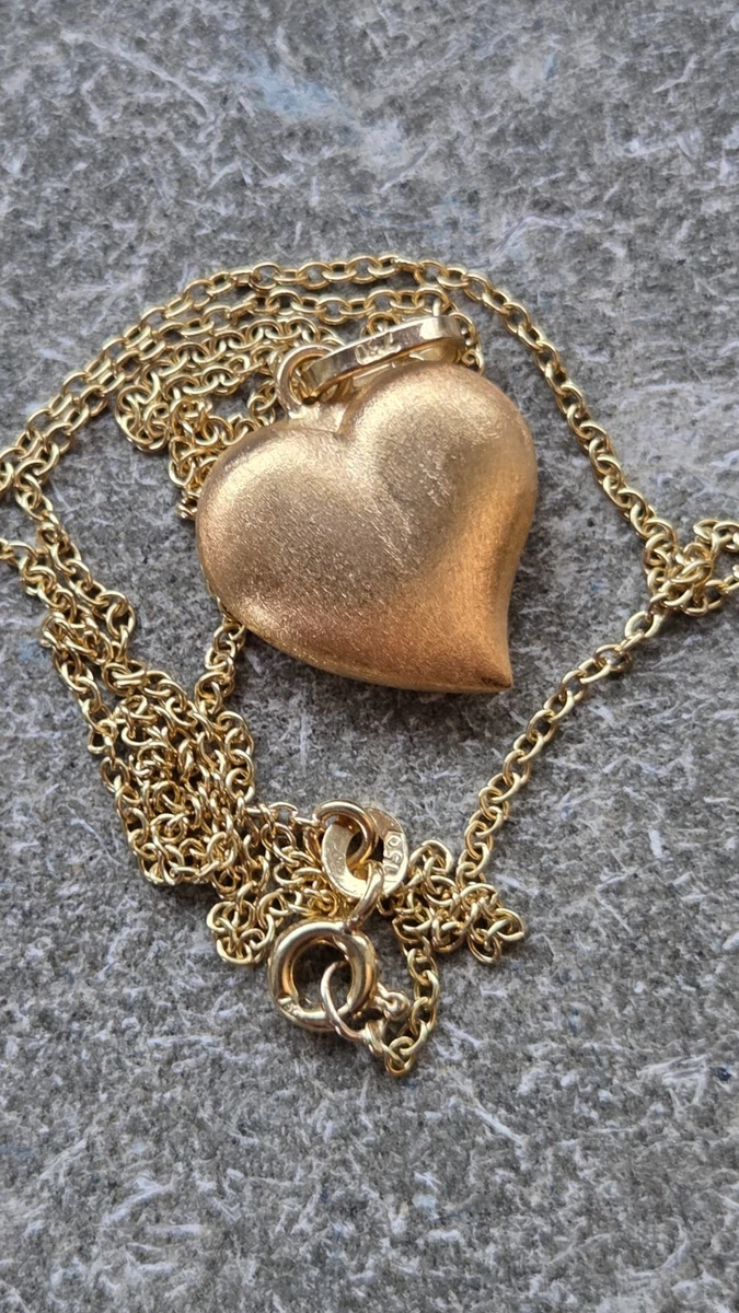 Luxus Halskette Herz Anhänger Zirkonia Collier Rosa 750er RG 18K - Foto 12